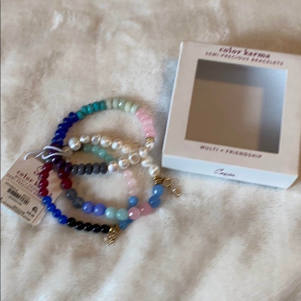 Semi precious friendship bracelets NWT